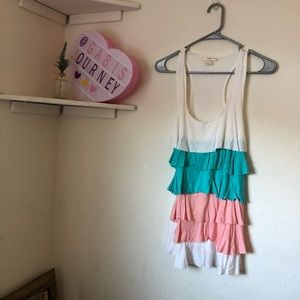 ruffle tiered blouse!